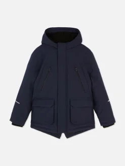 Manteaux Et Vestes|Primark Parka à Capuche Pour Ado Bleu marine