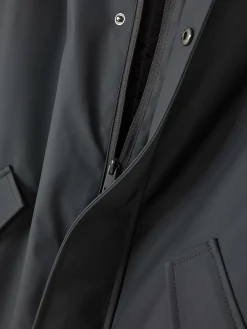 Manteaux Et Vestes|Primark Parka Caoutchoutée à Capuche Gris