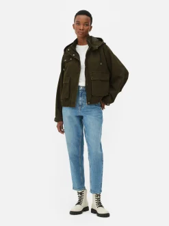 Manteaux Et Vestes|Primark Parka Courte Kaki