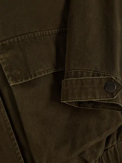 Manteaux Et Vestes|Primark Parka Courte Kaki