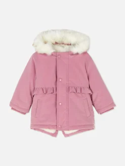 Manteaux Et Vestes|Primark Parka En Fausse Fourrure Rose