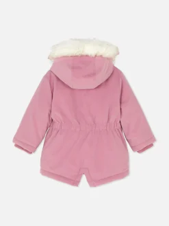 Manteaux Et Vestes|Primark Parka En Fausse Fourrure Rose
