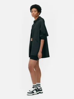 Manteaux Et Vestes|Primark Parka Imperméable Légère à Capuche Noir
