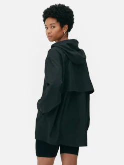 Manteaux Et Vestes|Primark Parka Imperméable Légère à Capuche Noir