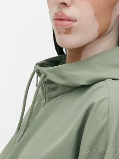 Manteaux Et Vestes|Primark Parka Imperméable Légère à Capuche Vert clair