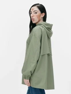 Manteaux Et Vestes|Primark Parka Imperméable Légère à Capuche Vert clair