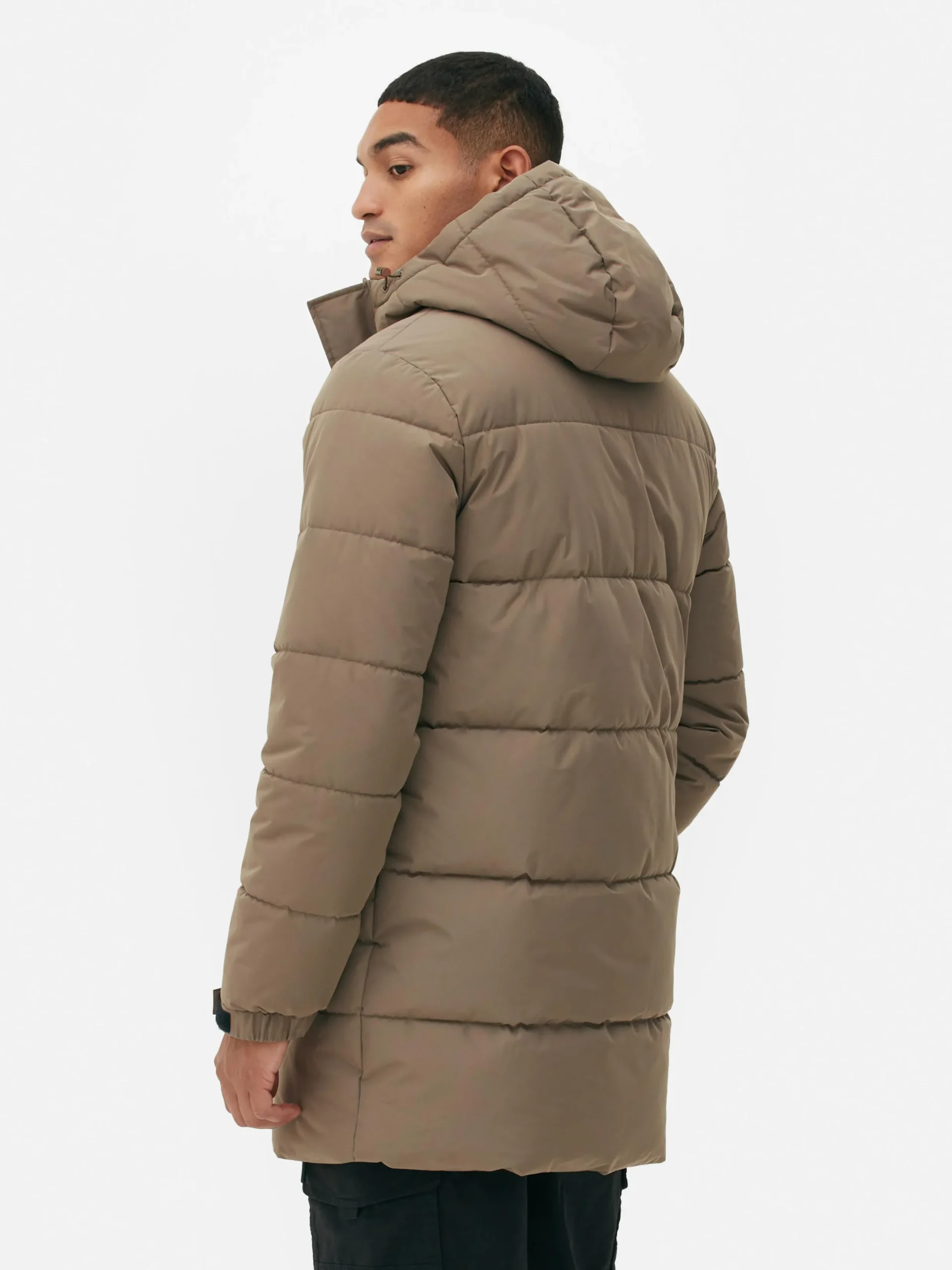 Manteaux Et Vestes|Primark Parka Matelassée à Capuche Taupe