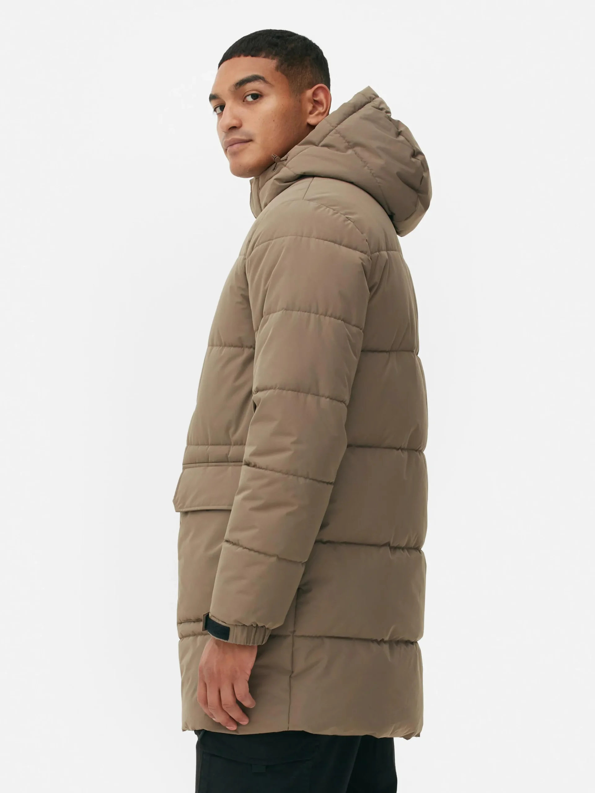 Manteaux Et Vestes|Primark Parka Matelassée à Capuche Taupe