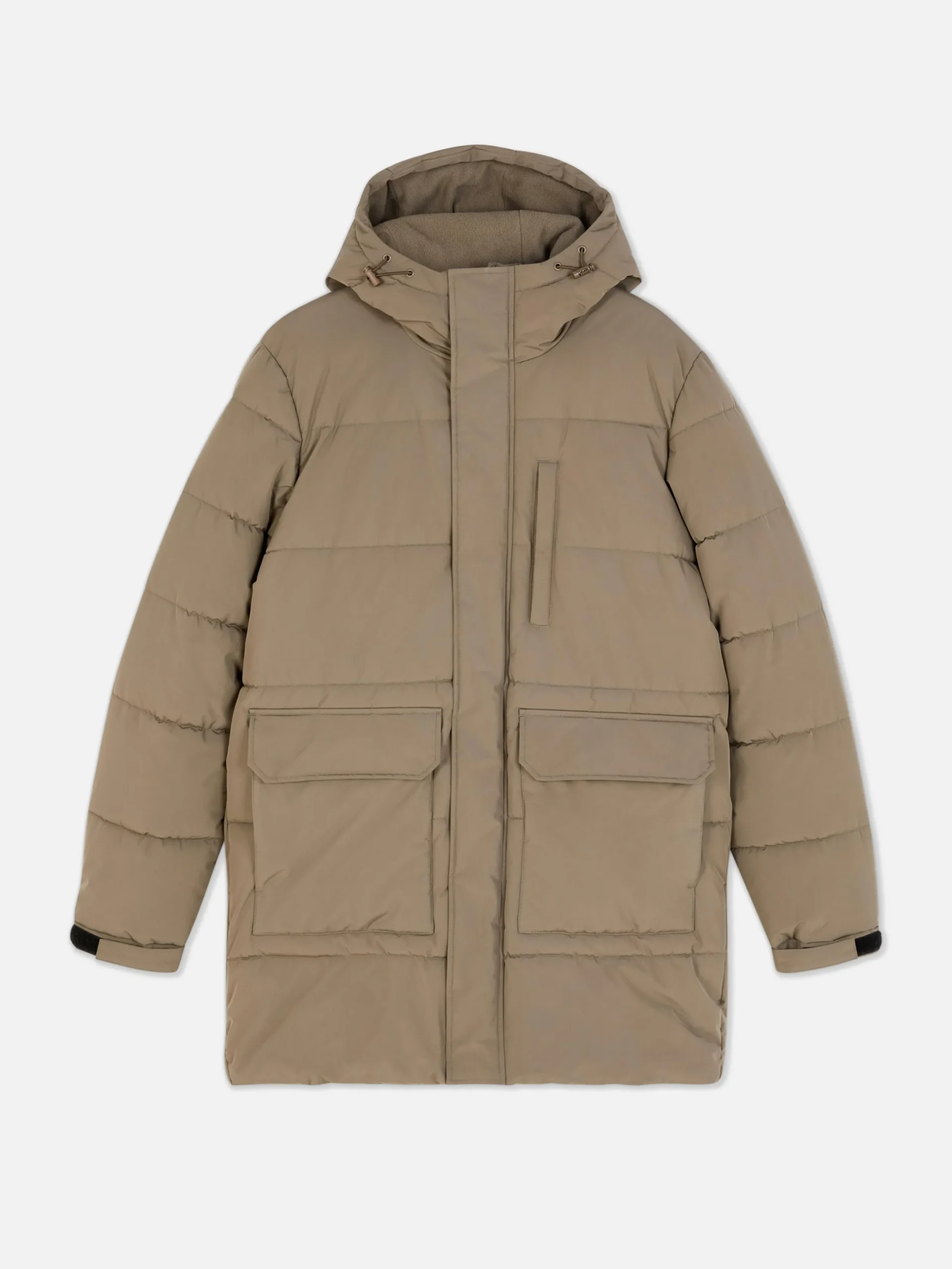 Manteaux Et Vestes|Primark Parka Matelassée à Capuche Taupe