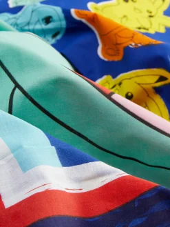 Housses De Couette Et Parures De Lit|Primark Parure De Lit Double à Personnage Pokémon Bleu foncé