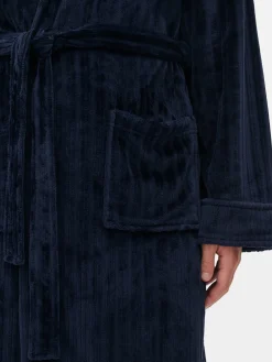 Pyjamas|Primark Peignoir à Rayures Effet Dévoré Bleu marine