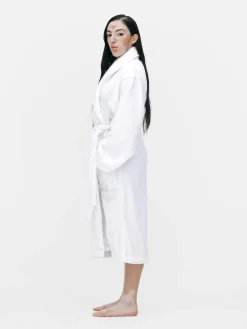 Peignoirs|Primark Peignoir De Spa En Tissu-éponge Coton Blanc