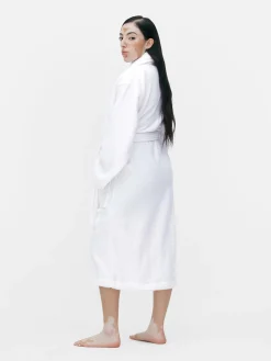 Peignoirs|Primark Peignoir De Spa En Tissu-éponge Coton Blanc