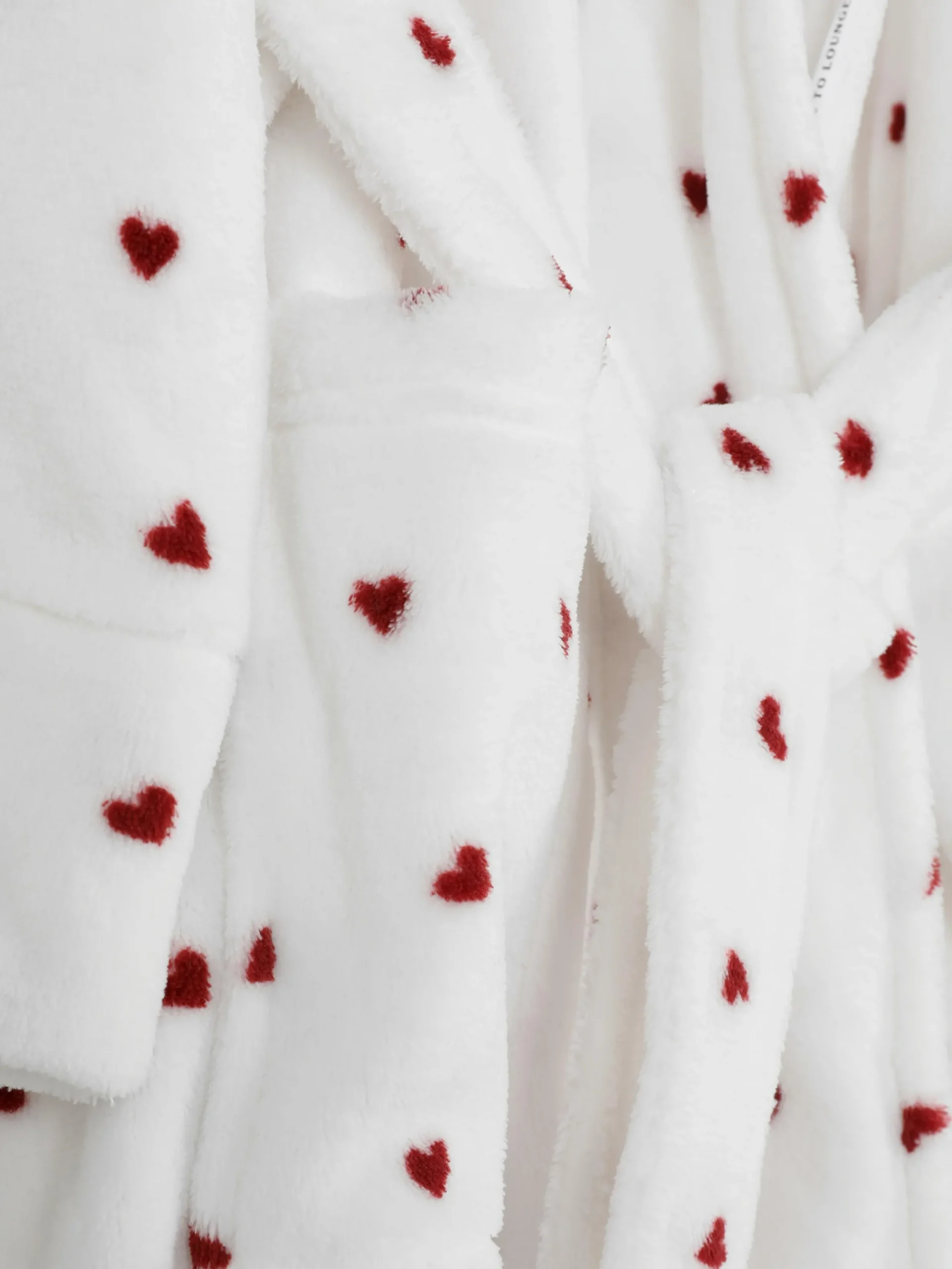 Peignoirs|Primark Peignoir Duveteux à Motifs Ivoire