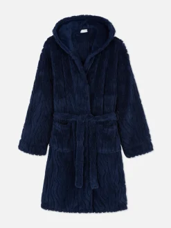 Pyjamas|Primark Peignoir En Molleton Texturé Bleu marine