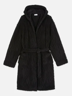 Pyjamas|Primark Peig En Molleton Texturé Noir