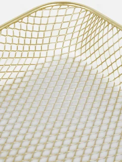 Boîtes Et Paniers|Primark Petit Panier En Fer Maillé Doré