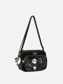 The Nightmare Before Christmas|Accessoires Halloween|Primark Petit Sac Bandoulière Disney L'Étrange Noël De Monsieur Jack De Tim Burton Noir