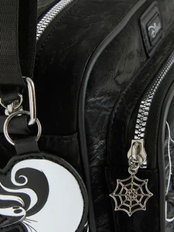 The Nightmare Before Christmas|Accessoires Halloween|Primark Petit Sac Bandoulière Disney L'Étrange Noël De Monsieur Jack De Tim Burton Noir