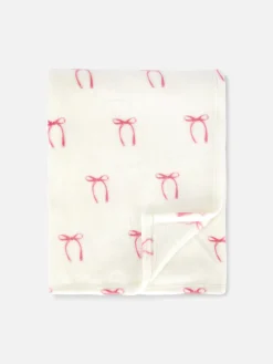 Couvertures Et Jetés De Lit|Primark Petite Couverture à Imprimé Nœud Rose