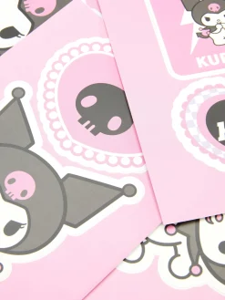 Loisirs Creatifs|Primark Pochette De 6 Autocollants à Bagages Hello Kitty Kuromi Lilas