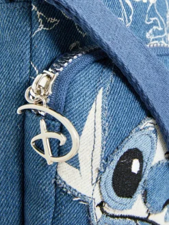 Sacs Et Porte-Monnaie|Denim|Primark Pochette De Téléphone En Denim Disney Lilo & Stitch Bleu