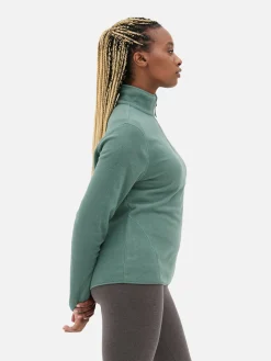 Pulls Et Gilets|Primark Polaire à Col Zippé Vert