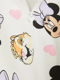 Sweats À Capuche Et Sweat-Shirts|Primark Polaire Semi-zippé Disney Minnie Mouse Et Ses Amis Écru