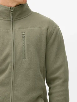 Manteaux Et Vestes|Primark Polaire Zippée à Col Cheminée Vert clair