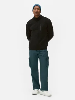 Manteaux Et Vestes|Primark Polaire Zippée à Col Cheminée Noir