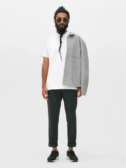 Hauts Et T-Shirts|Primark Polo à Manches Courtes Blanc