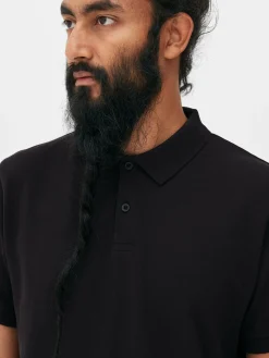 Hauts Et T-Shirts|Primark Polo à Manches Courtes Noir