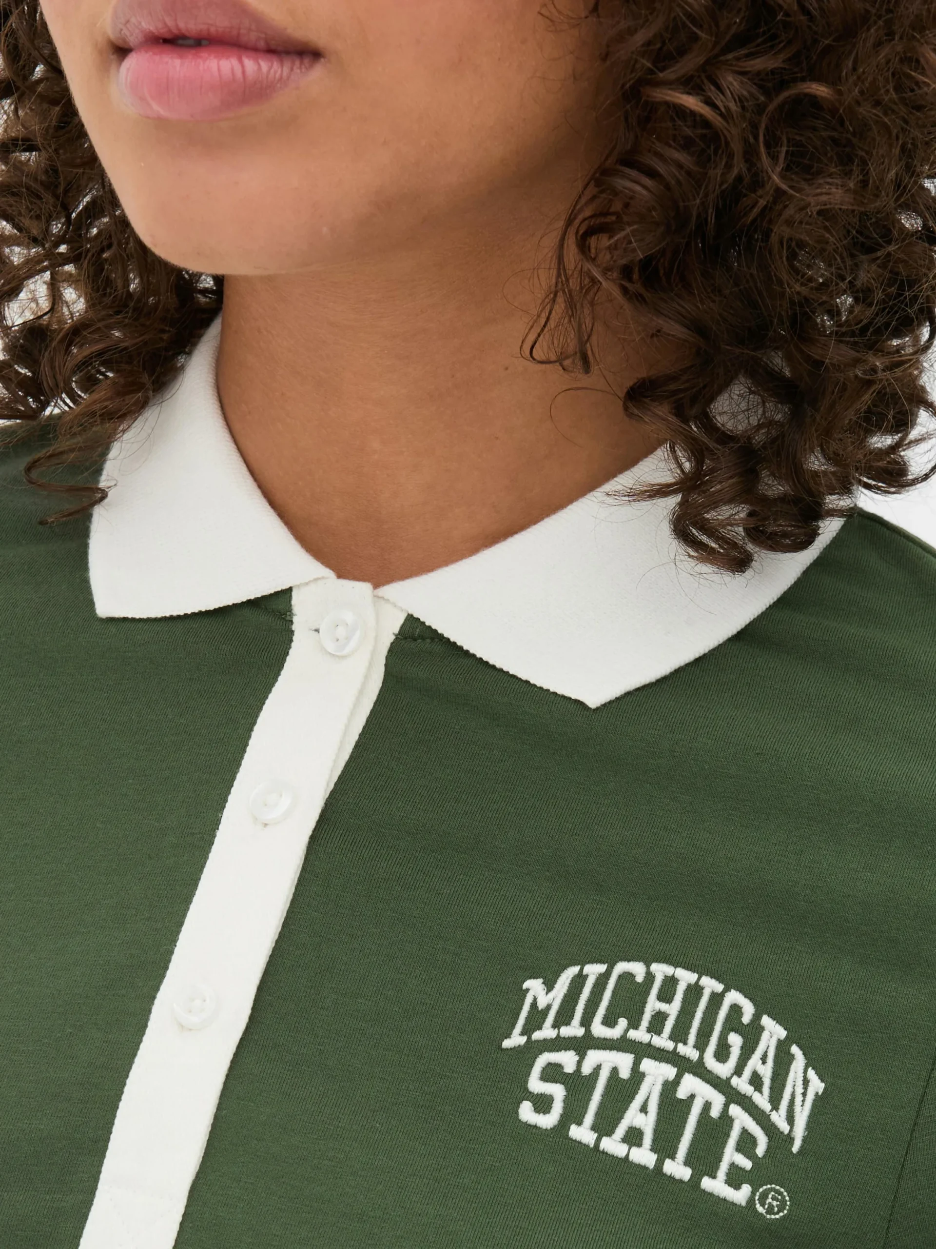 Hauts Et T-Shirts|Primark Polo Court Michigan State Vert