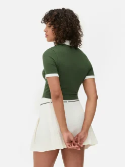 Hauts Et T-Shirts|Primark Polo Court Michigan State Vert