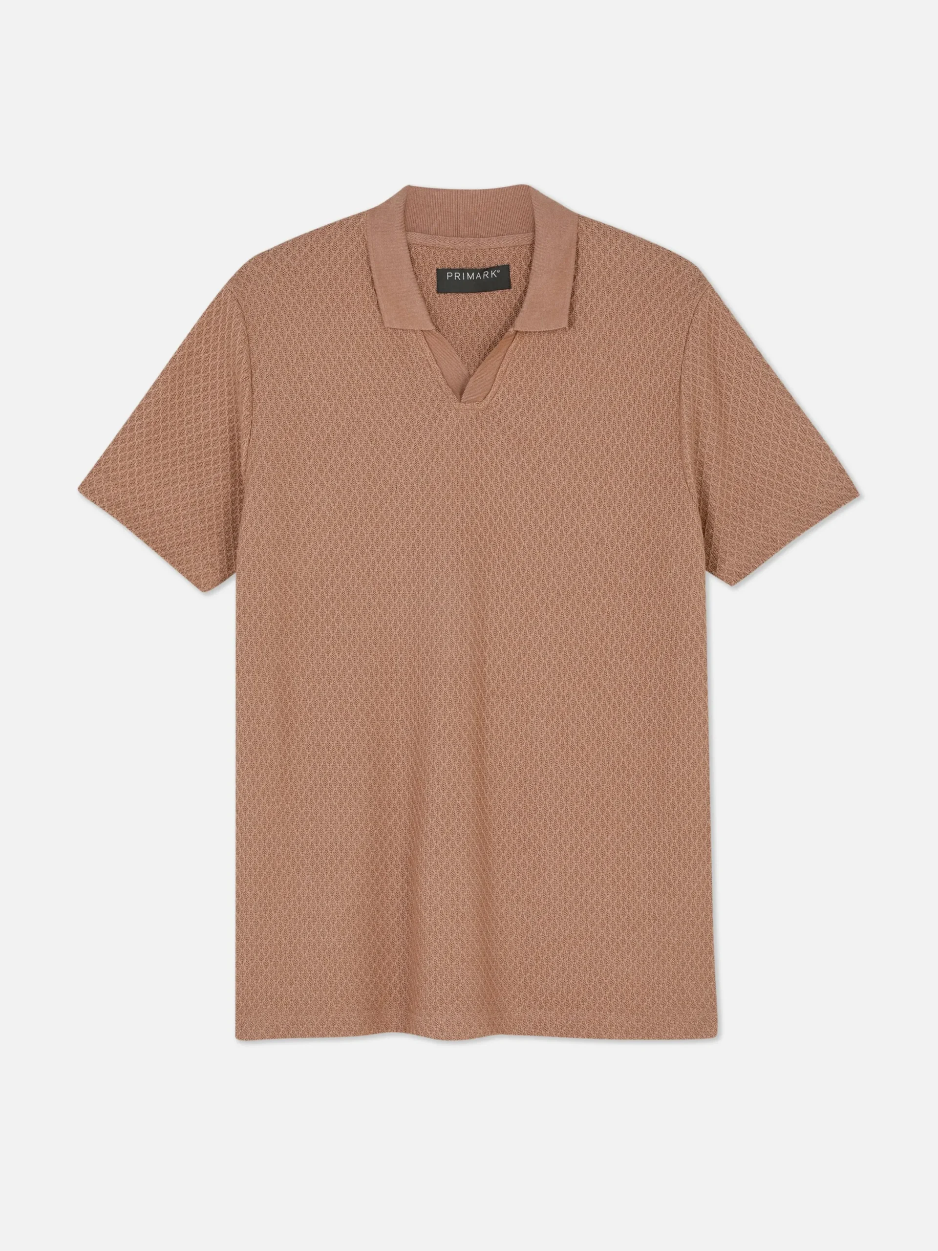 Hauts Et T-Shirts|Primark Polo En Maille Texturée Kem Terracotta