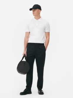 Hauts Et T-Shirts|Primark Polo En Piqué Blanc