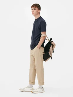 Hauts Et T-Shirts|Primark Polo En Piqué à Manches Courtes Bleu marine