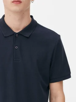 Hauts Et T-Shirts|Primark Polo En Piqué à Manches Courtes Bleu marine