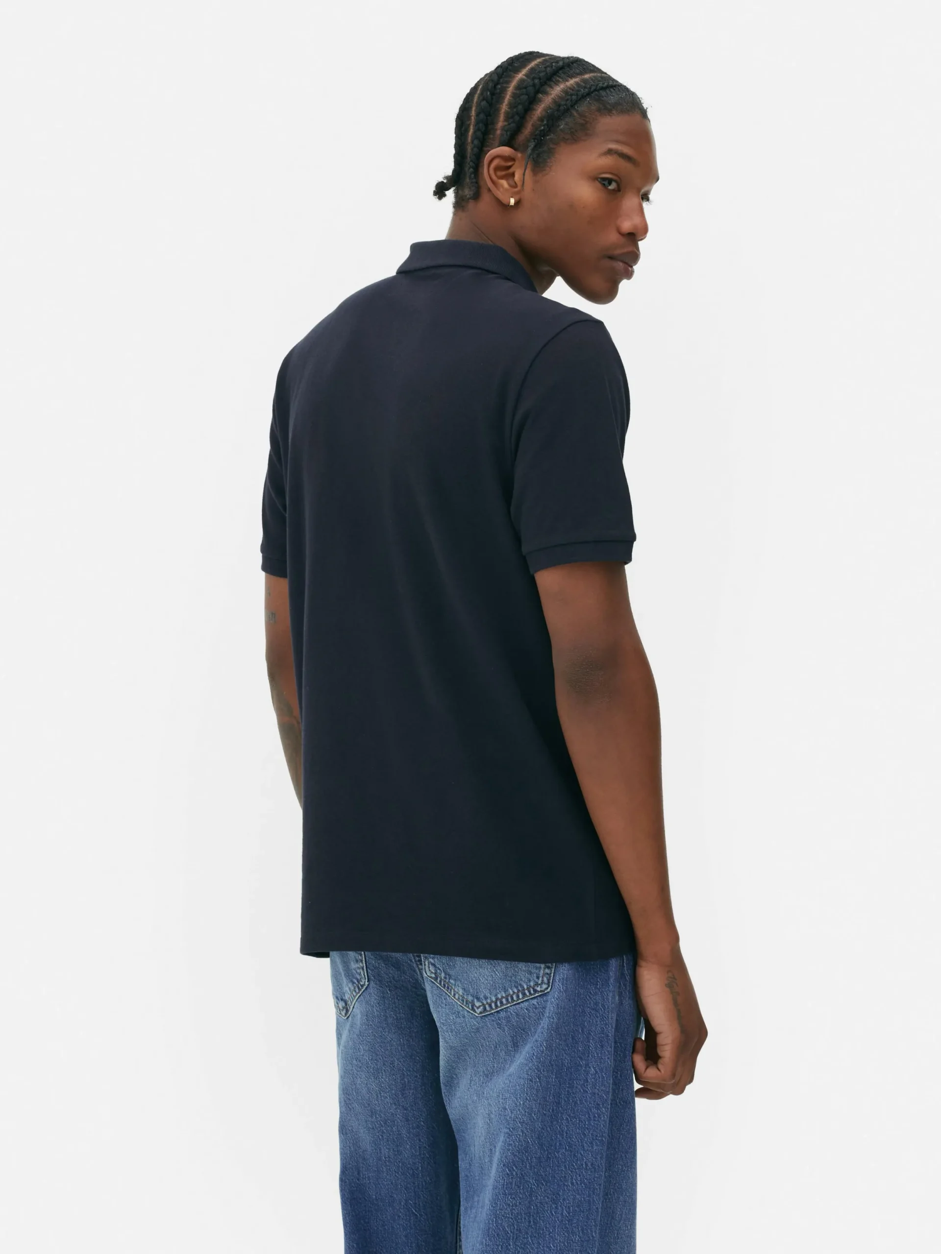 Hauts Et T-Shirts|Primark Polo En Piqué Classique Bleu marine