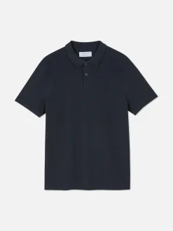Hauts Et T-Shirts|Primark Polo En Piqué Classique Bleu marine