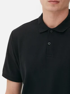 Hauts Et T-Shirts|Primark Polo En Piqué Classique Noir