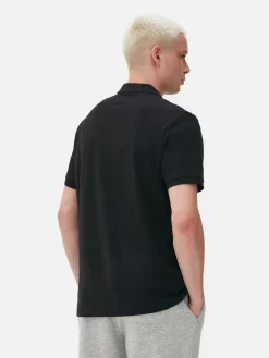 Hauts Et T-Shirts|Primark Polo En Piqué Classique Noir