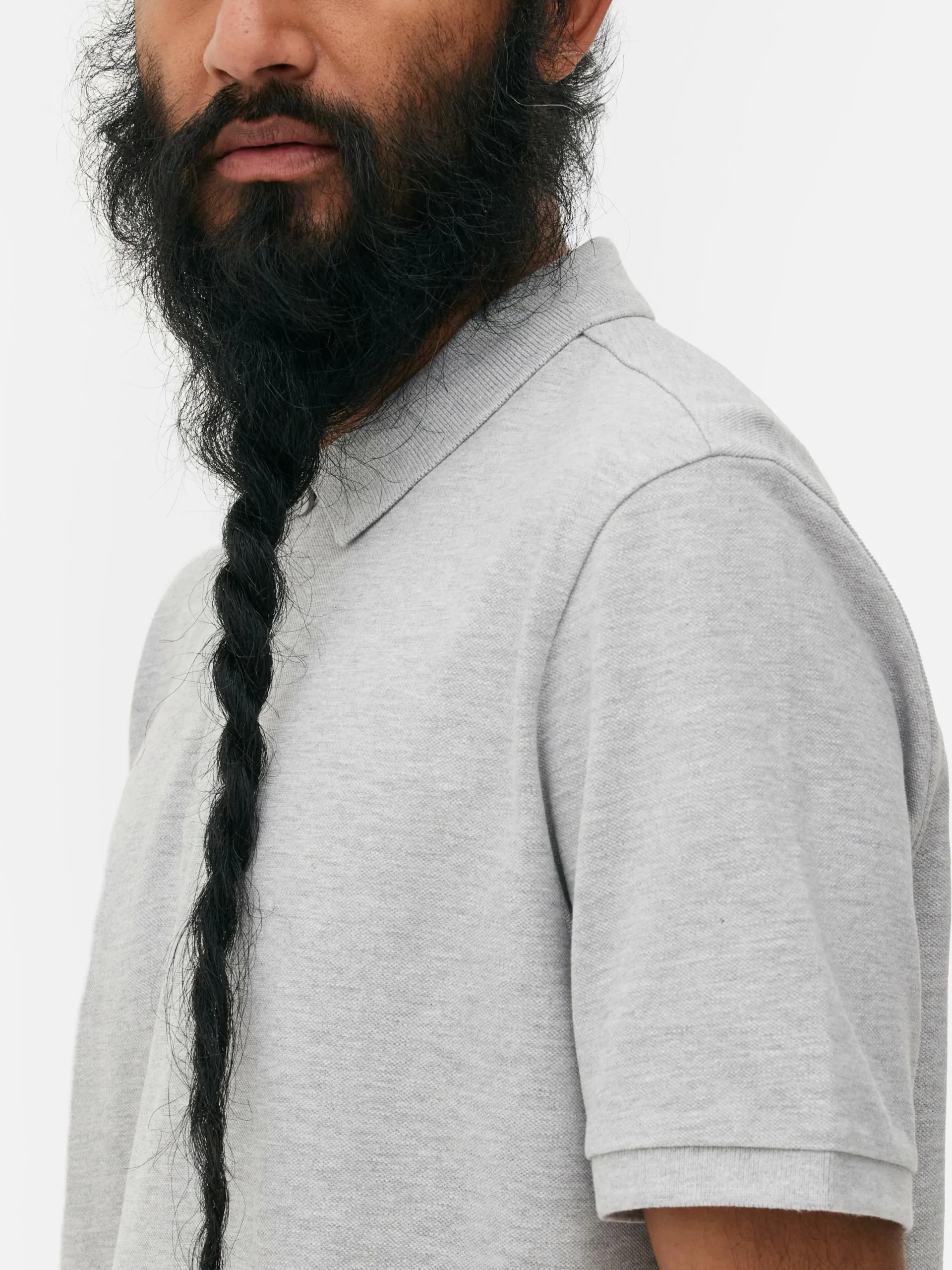 Hauts Et T-Shirts|Primark Polo En Piqué Classique Gris chiné