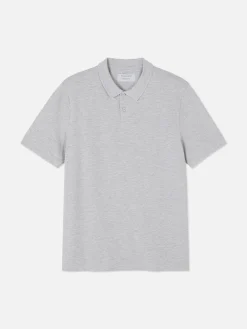 Hauts Et T-Shirts|Primark Polo En Piqué Classique Gris chiné