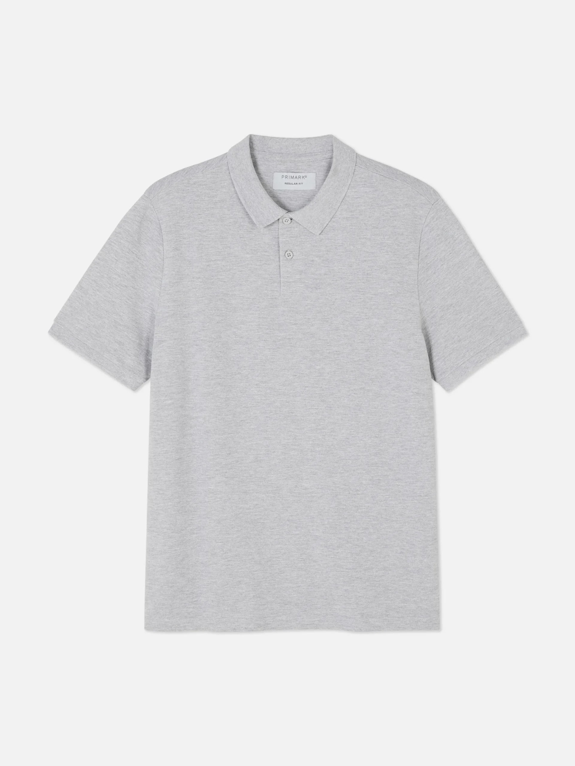 Hauts Et T-Shirts|Primark Polo En Piqué Classique Gris chiné