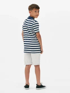Hauts Et T-Shirts|Primark Polo Rayé Bleu marine