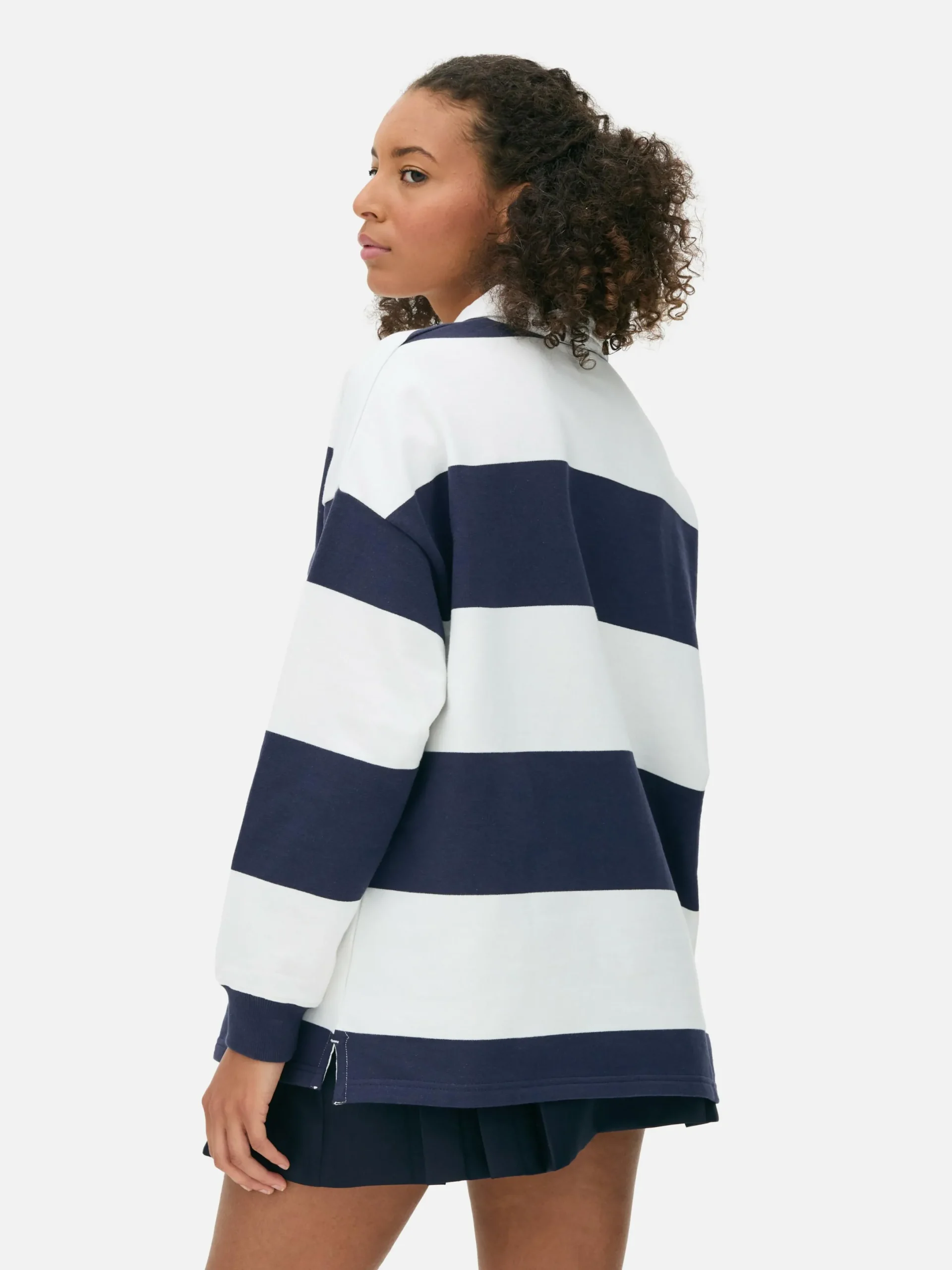 Hauts Et T-Shirts|Primark Polo Rayé Yale Bleu marine
