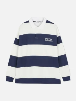 Hauts Et T-Shirts|Primark Polo Rayé Yale Bleu marine