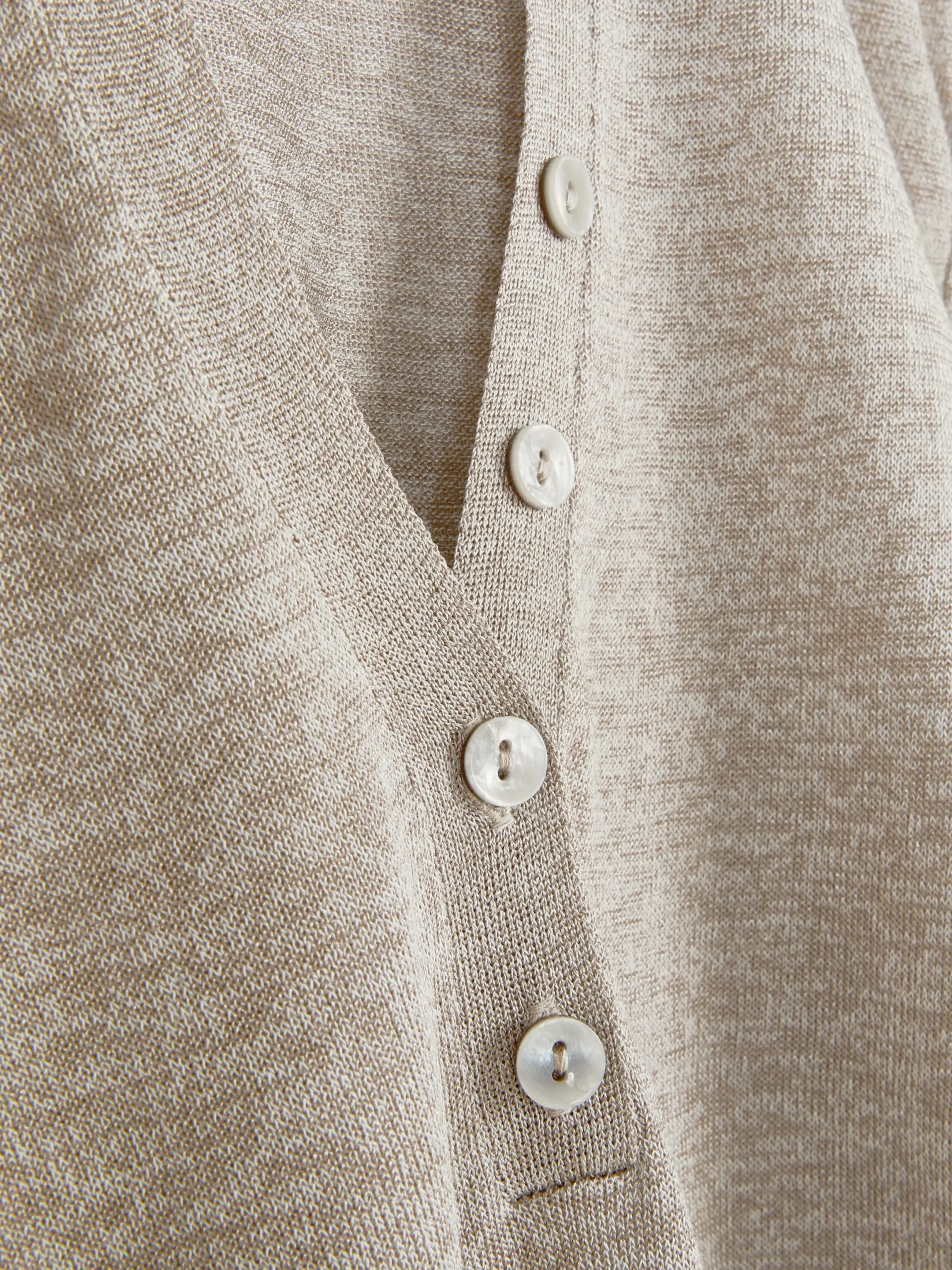 Pulls Et Gilets|Primark Polo Tricoté à Manches Longues The Edit Taupe