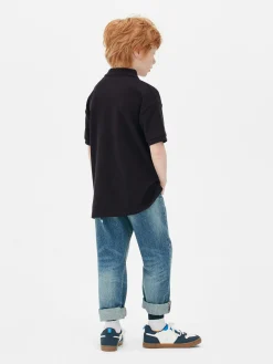 Hauts Et T-Shirts|Primark Polo Zippé Bleu marine